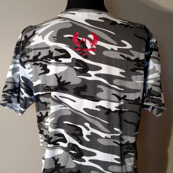 CODE V PROPERTY OF WAR XXL FOOTBALL EST. 2011 CAMOUFLAGE ADULT T SHIRT - SIZE XL - Picture 9 of 13